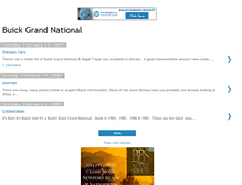Tablet Screenshot of buick-grand-national.blogspot.com