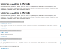 Tablet Screenshot of casamentoandreamarcelo.blogspot.com