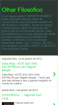 Mobile Screenshot of olhar-filosofico.blogspot.com