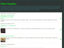 Tablet Screenshot of olhar-filosofico.blogspot.com