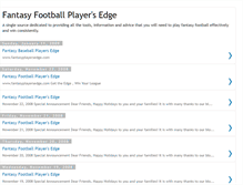 Tablet Screenshot of fantasyfootballplayersedge.blogspot.com