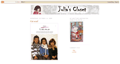 Desktop Screenshot of julias-closet.blogspot.com