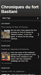 Mobile Screenshot of chroniquesdufortbastiani.blogspot.com