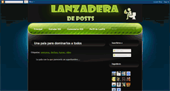 Desktop Screenshot of lanzaderadeposts.blogspot.com