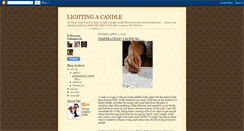 Desktop Screenshot of lightingacandle-sue.blogspot.com