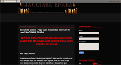 Desktop Screenshot of macumbabraba.blogspot.com