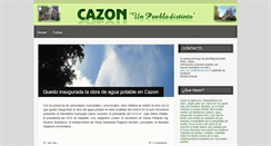 Desktop Screenshot of cazonunpueblodistinto.blogspot.com