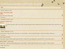 Tablet Screenshot of ninehundredandseventytwelverecipes.blogspot.com