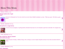 Tablet Screenshot of blessthismom.blogspot.com