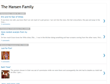 Tablet Screenshot of flhansenfamily.blogspot.com