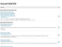 Tablet Screenshot of catatan-kuliah-kedokteran.blogspot.com