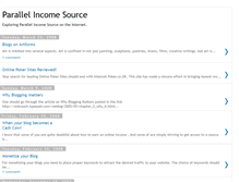 Tablet Screenshot of parallel-income-source.blogspot.com