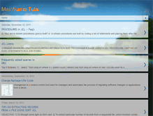 Tablet Screenshot of mainframetuts.blogspot.com