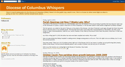 Desktop Screenshot of diocese-of-columbus-whispers.blogspot.com