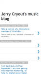 Mobile Screenshot of jerrycryoutsmusicblog.blogspot.com