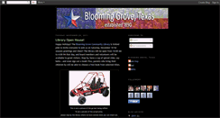 Desktop Screenshot of bloominggrove.blogspot.com