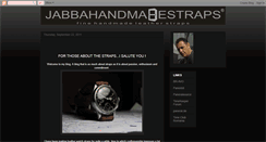 Desktop Screenshot of jabbastraps.blogspot.com