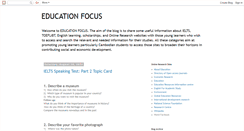 Desktop Screenshot of educationfocusnsp.blogspot.com