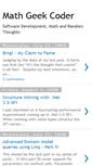 Mobile Screenshot of mathgeekcoder.blogspot.com