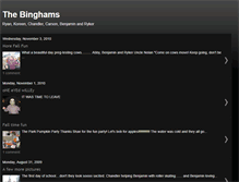 Tablet Screenshot of northernbinghams.blogspot.com