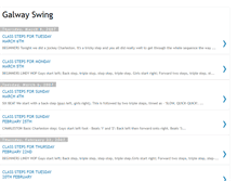 Tablet Screenshot of galwayswing.blogspot.com