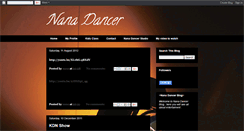 Desktop Screenshot of nanadancer.blogspot.com