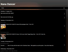 Tablet Screenshot of nanadancer.blogspot.com