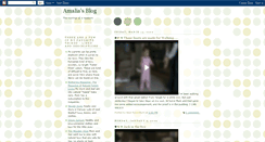 Desktop Screenshot of amaliasfirstblog.blogspot.com