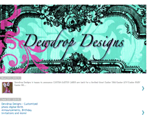 Tablet Screenshot of dewdropdesigns.blogspot.com