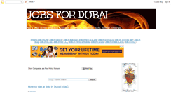 Desktop Screenshot of jobsfordubai.blogspot.com