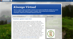 Desktop Screenshot of kinesiovirtual.blogspot.com