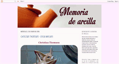 Desktop Screenshot of memoriadearcilla.blogspot.com