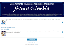 Tablet Screenshot of jovenescolombia.blogspot.com