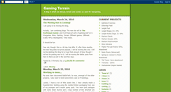 Desktop Screenshot of gamingterrain.blogspot.com
