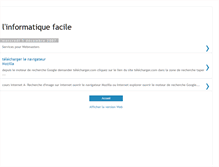 Tablet Screenshot of linformatiquefacile.blogspot.com