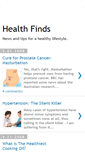 Mobile Screenshot of healthfinds.blogspot.com