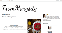 Desktop Screenshot of frommarysity.blogspot.com