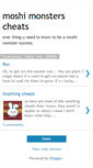 Mobile Screenshot of moshimonstercheat.blogspot.com