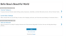 Tablet Screenshot of belle-beau.blogspot.com
