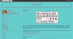 Desktop Screenshot of knitordie.blogspot.com