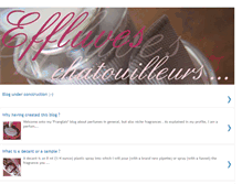 Tablet Screenshot of effluveschatouilleurs.blogspot.com