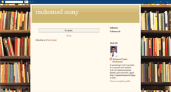 Desktop Screenshot of mohamedsamyelrahmany.blogspot.com