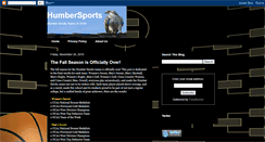 Desktop Screenshot of humbersports.blogspot.com