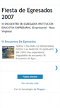 Mobile Screenshot of encuentroegresados.blogspot.com