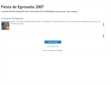 Tablet Screenshot of encuentroegresados.blogspot.com