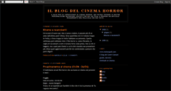 Desktop Screenshot of cinemahorror.blogspot.com