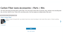 Tablet Screenshot of everythingcarbonfiber.blogspot.com