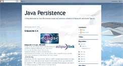 Desktop Screenshot of java-persistence.blogspot.com