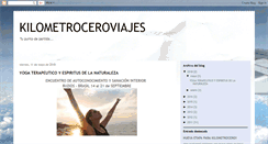 Desktop Screenshot of kilometroceroviajes.blogspot.com