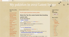 Desktop Screenshot of mypakistan-times.blogspot.com